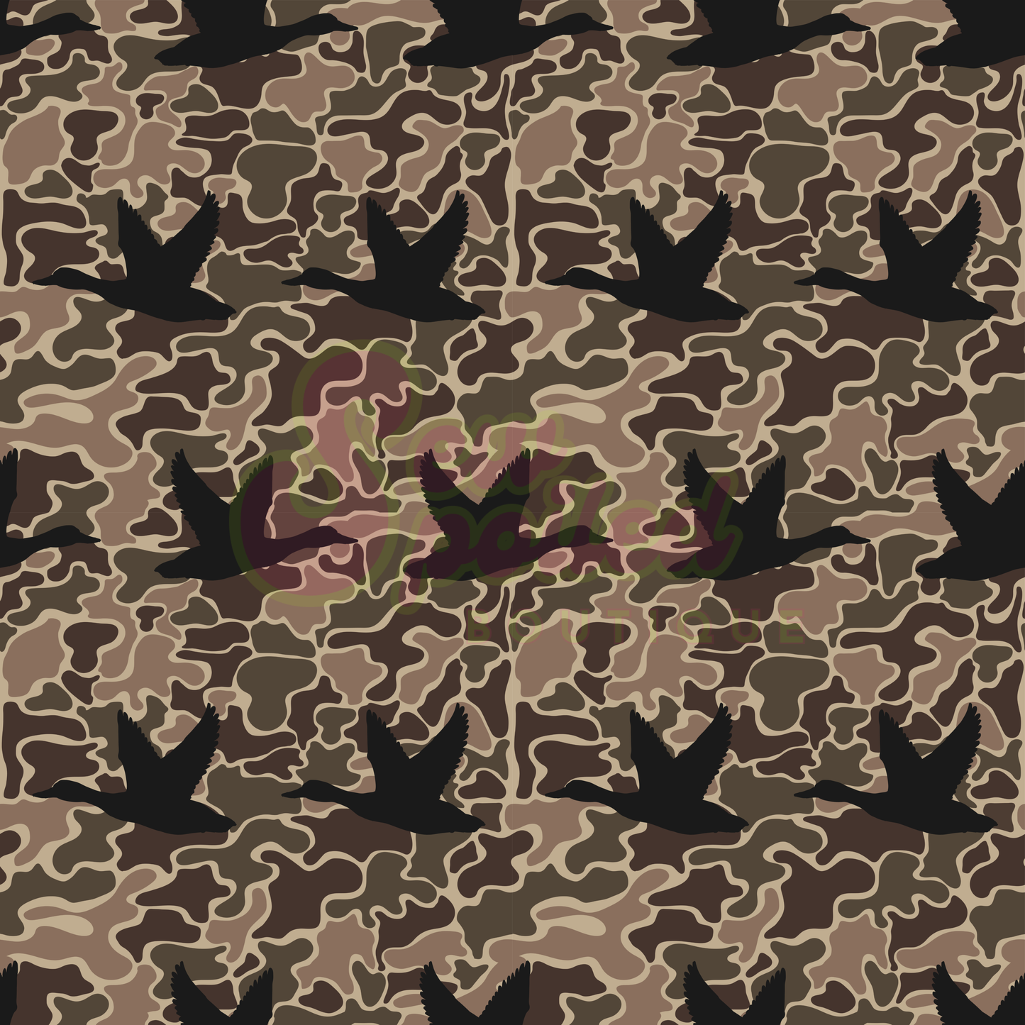 Brown Camo Seamless