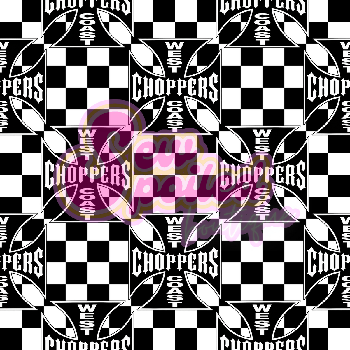Checkered Choppers Seamless