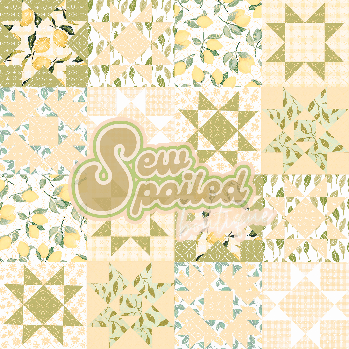 Quilted Lemon Seamless