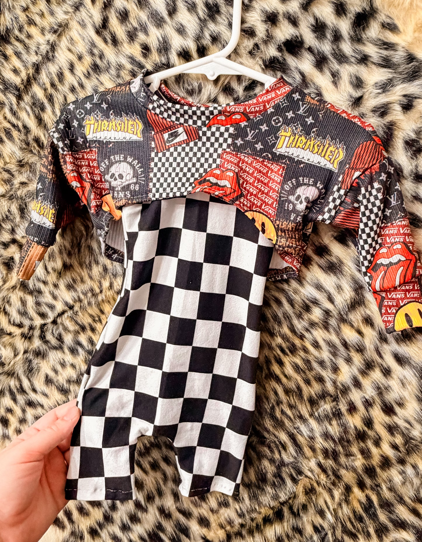 0/3M Ollie Romper & Honey Top Set