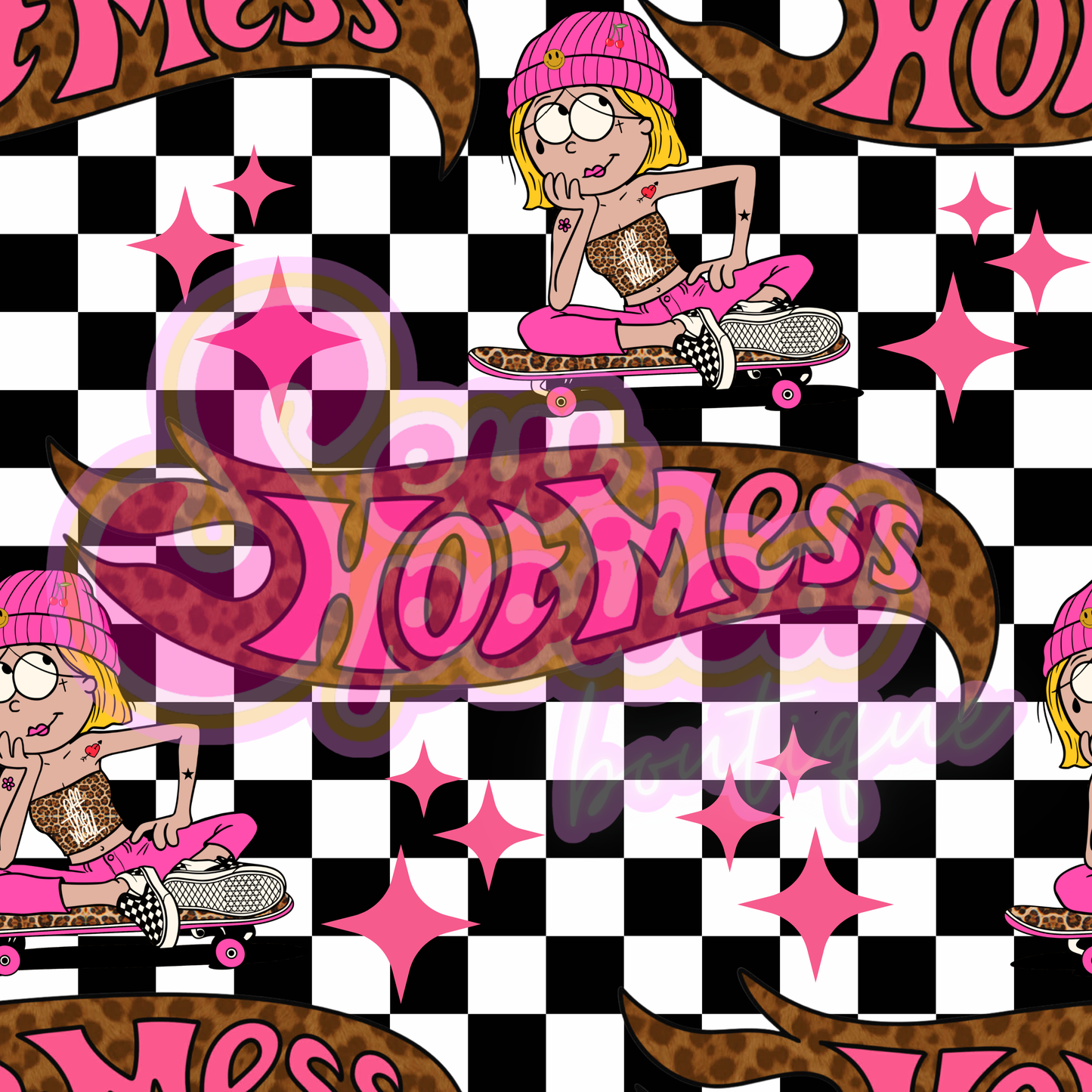 Hot Mess Lizzie Seamless