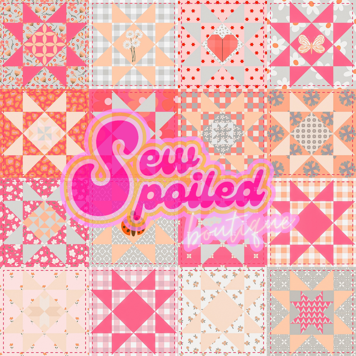 Quilted Seamless Muted