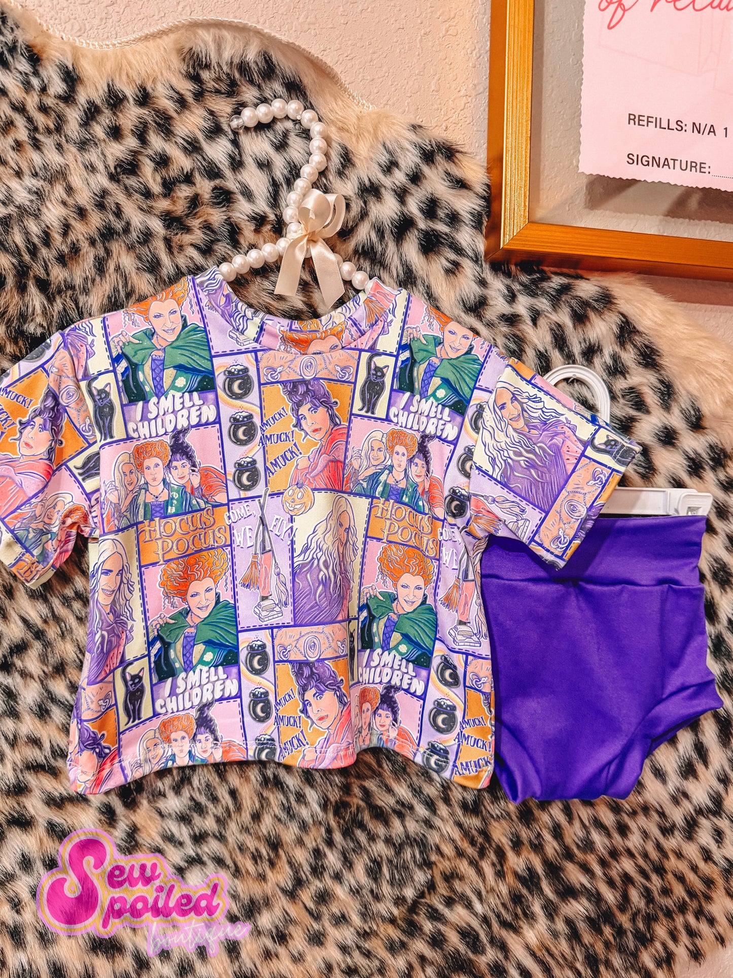 9/12M Oversized Tee & Bummies