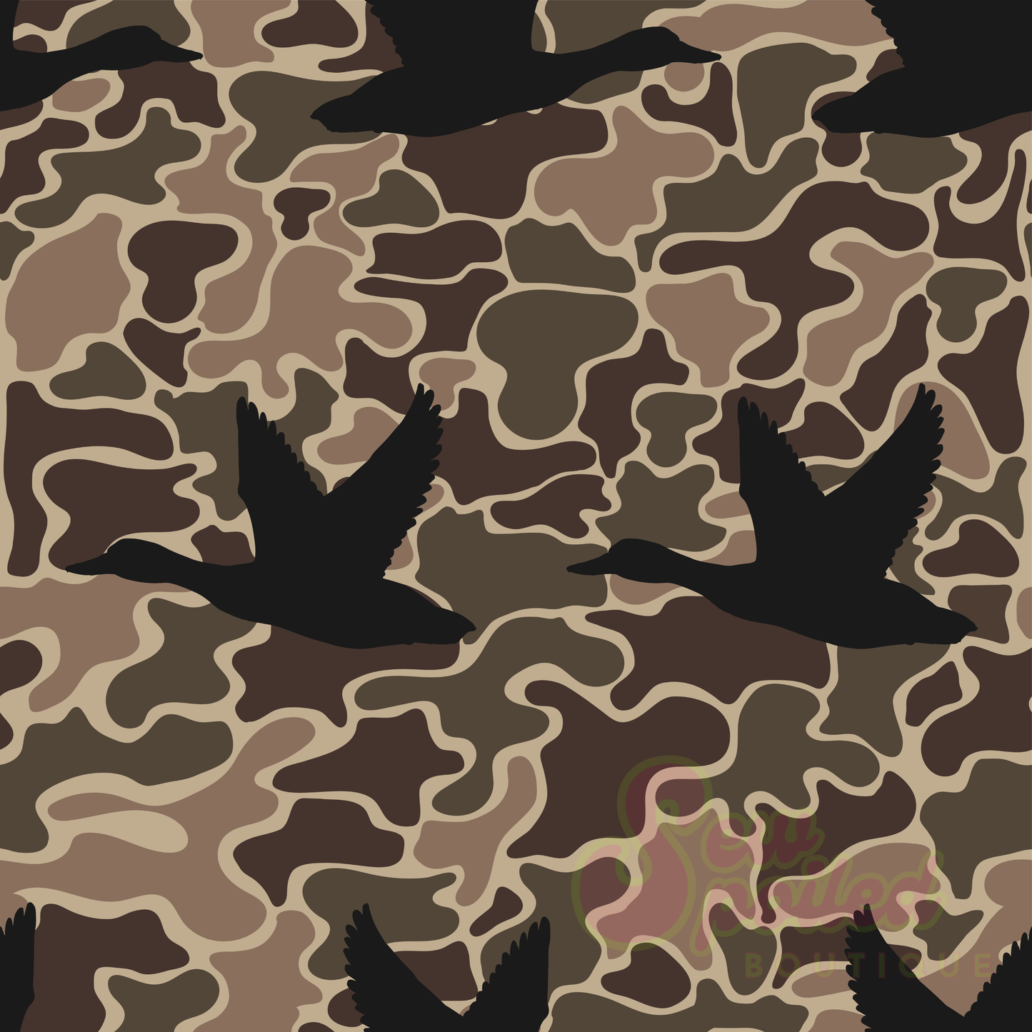 Brown Camo Seamless