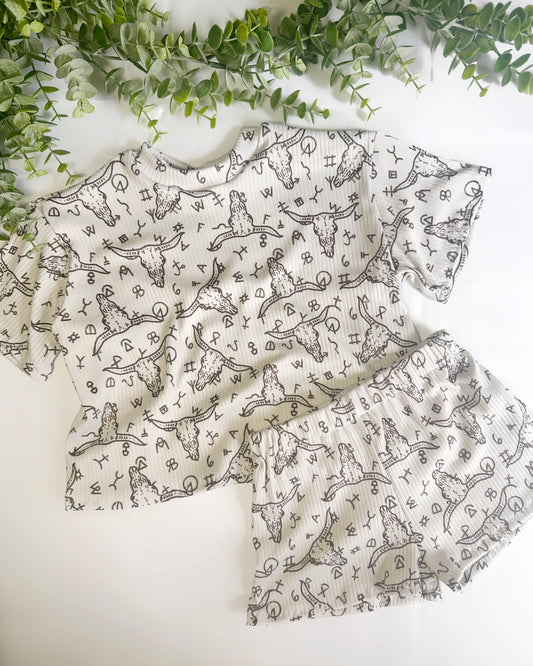 Oversized Tee & Shorts Set