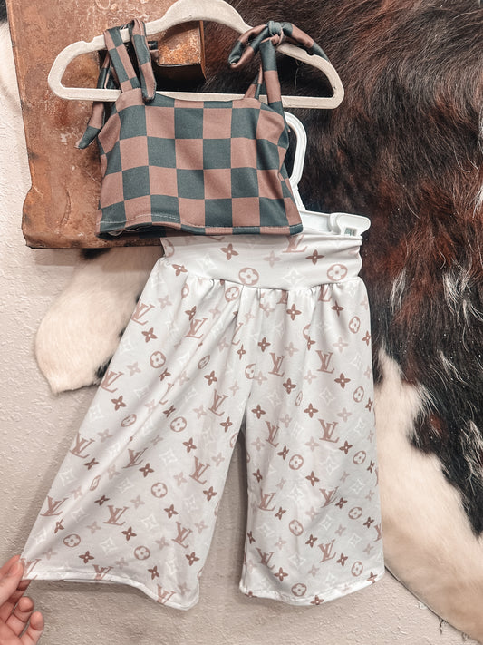12/18M Tube Top w/ Straps & Flow Pants