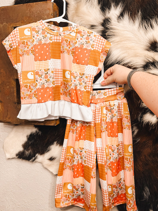18/24M Willow Tee w/ Ruffle & Flow Pants Set