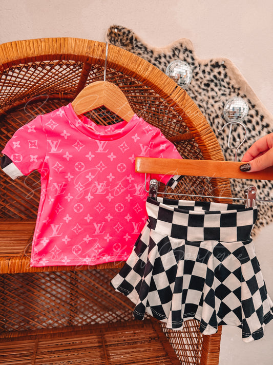 12/18M Joni Baby Tee & Skirted Bummies