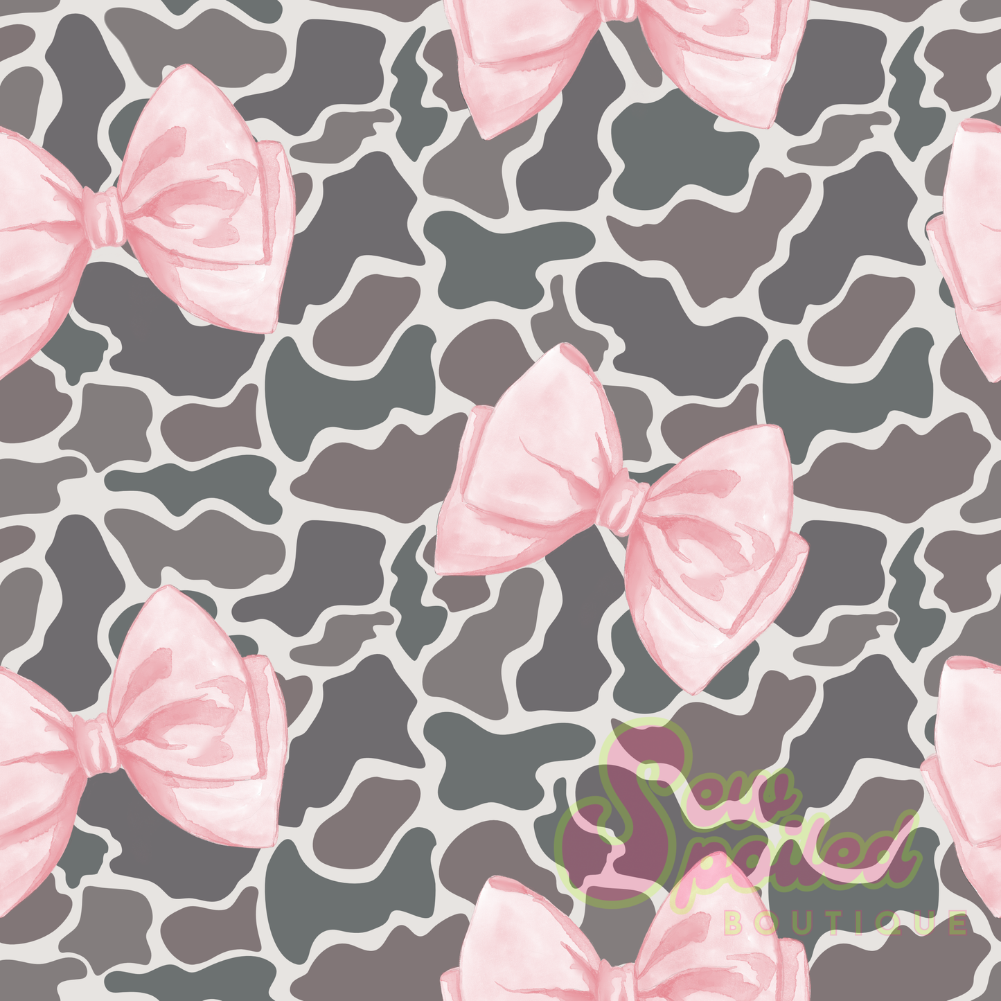 Camo Bows Seamless