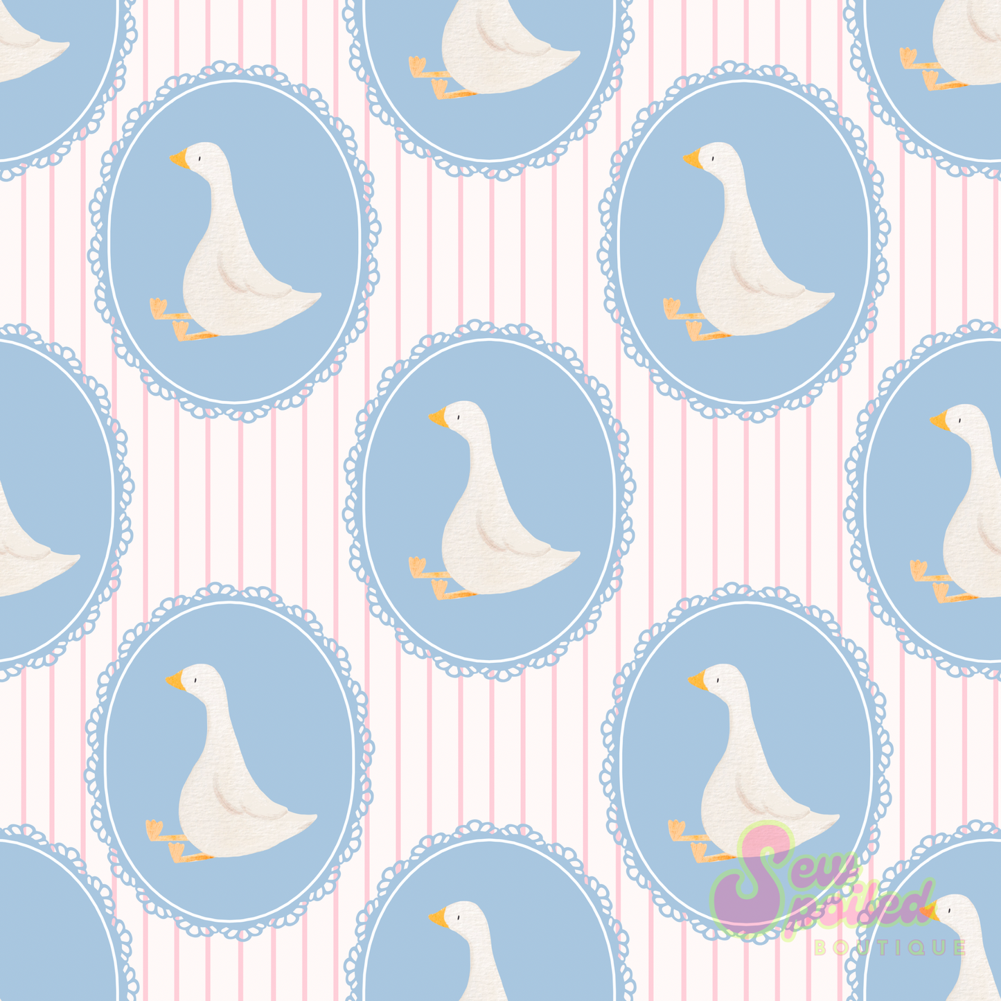 Pretty Geese Seamless