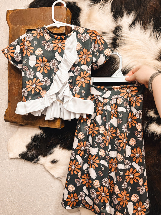 2T Remi Ruffle Top & Flow Pants Set