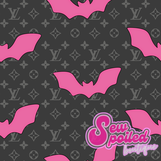 Boujee Blk Bats Seamless