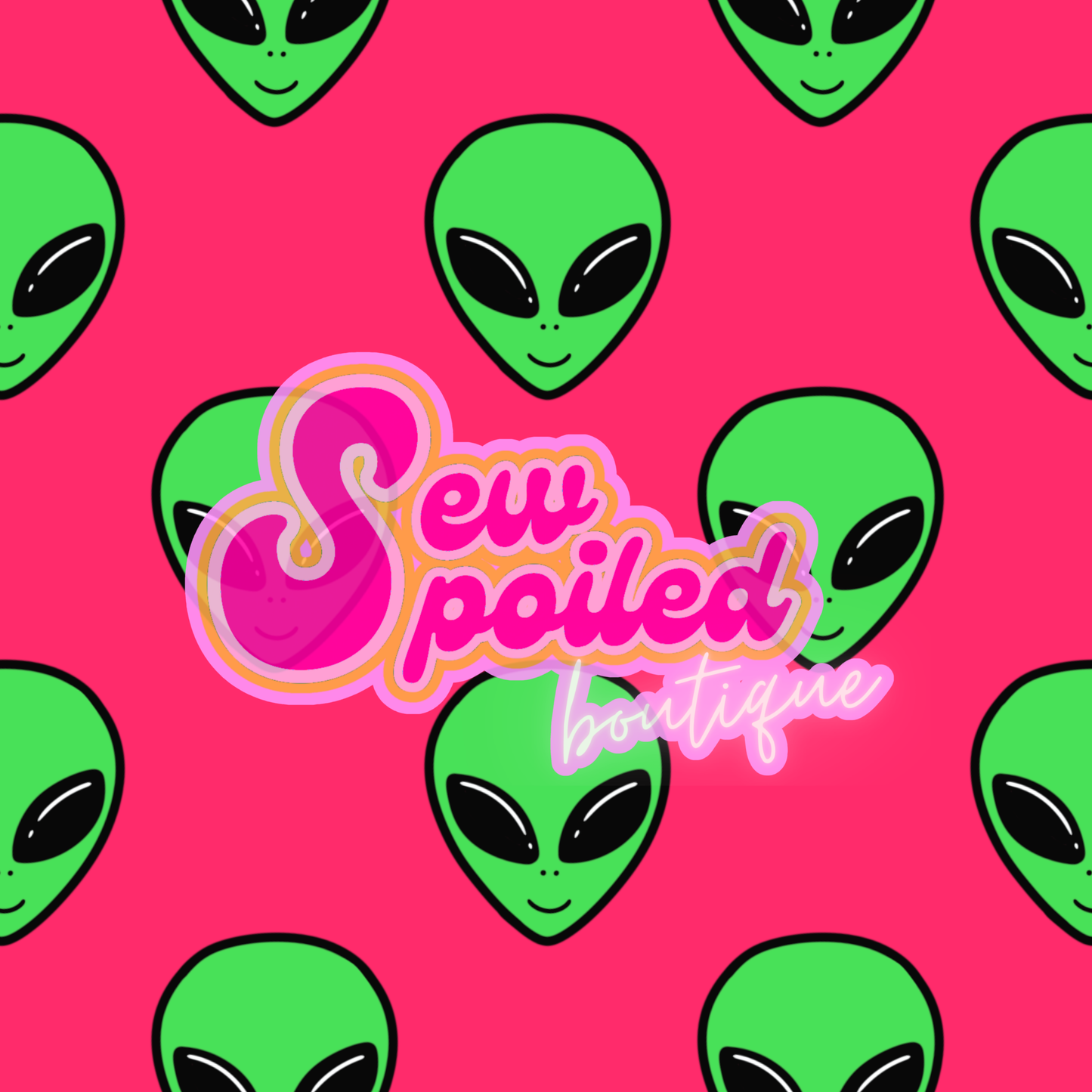 Pink Alien Seamless