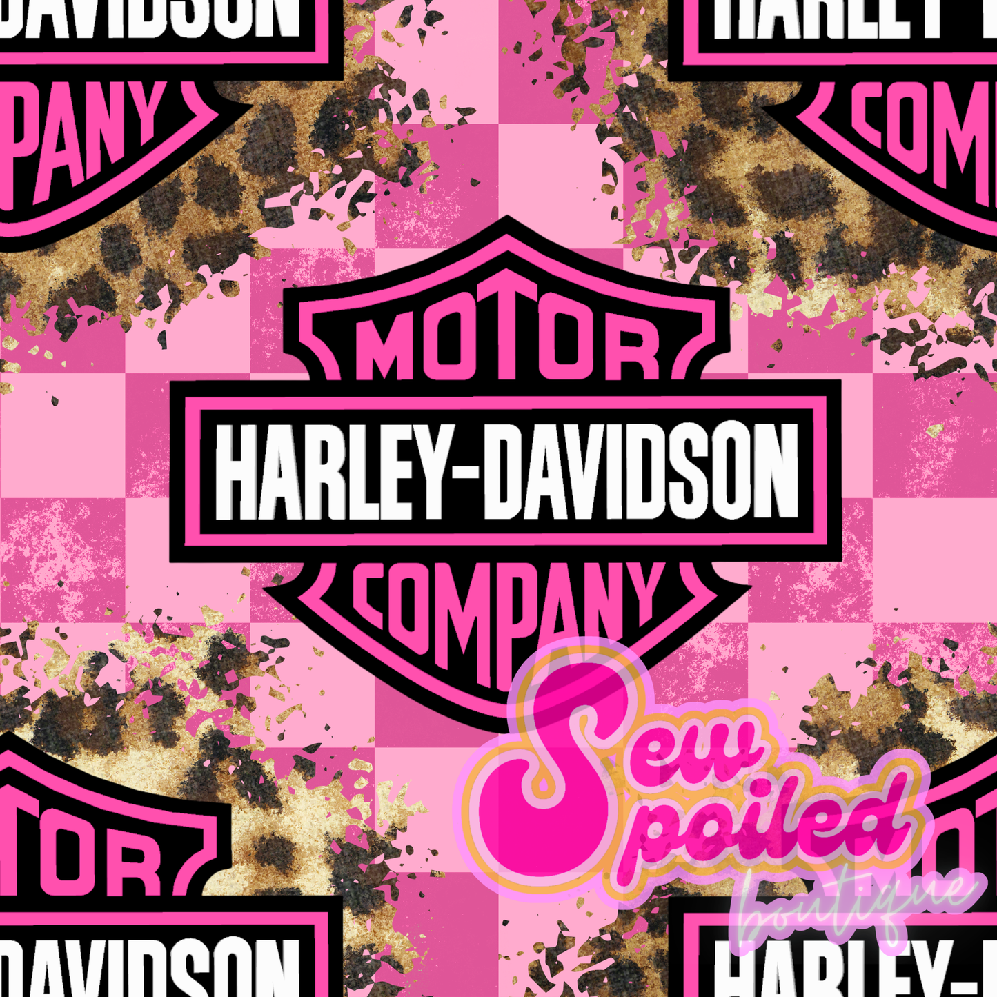 Pink Checkered HD Seamless