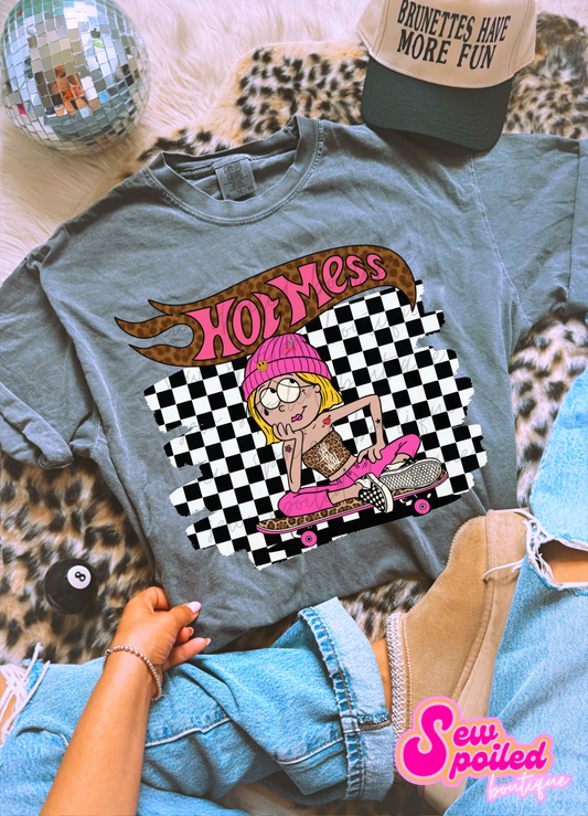 Checkered Lizzie PNG