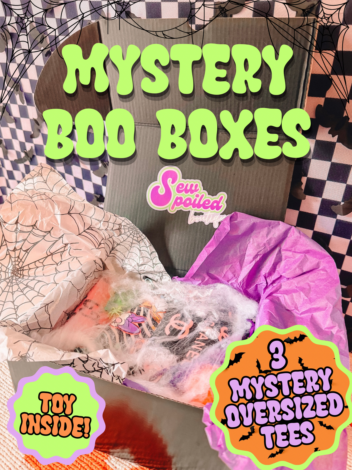 Mystery Boo Boxes (PLEASE PUT SIZE IN NOTES 0/3M-5T ONLY)