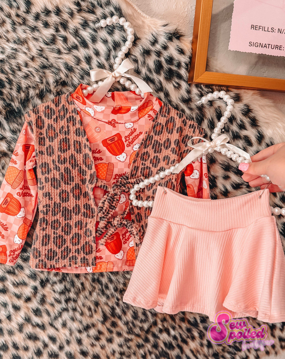 12/18M Bethany Tee, Zendaya Vest, & Skirted Bummies Set