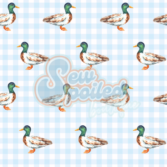 Duck Gingham Seamless