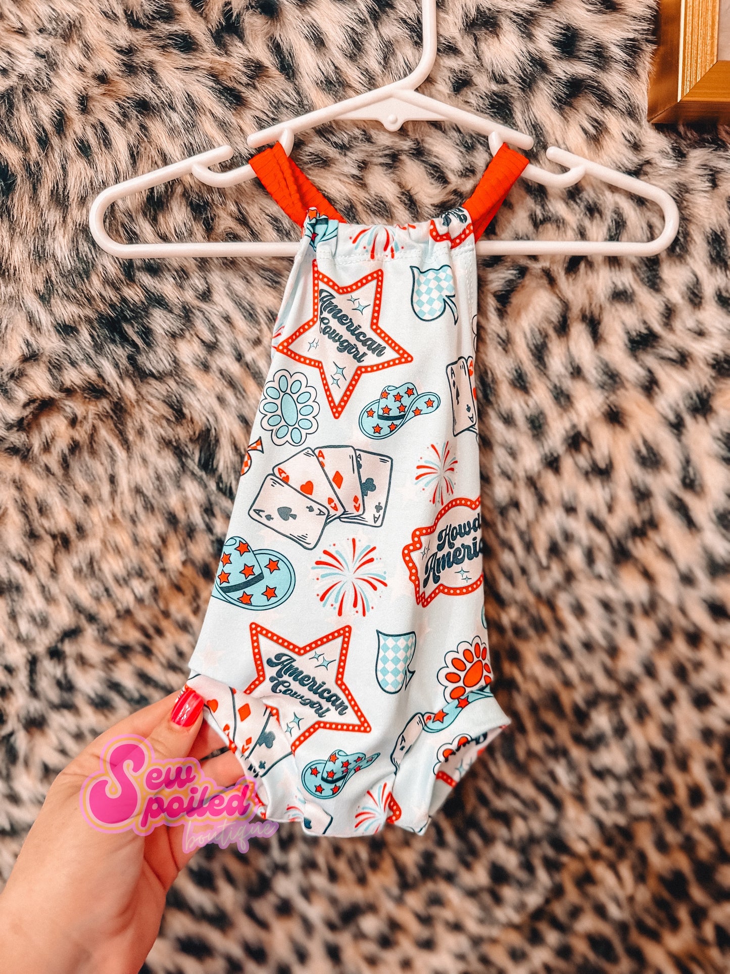 0/3M Halter Romper